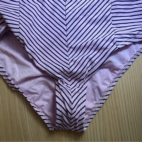 NWT Splendid Pink Blue Striped One Piece - Picture 3 of 13